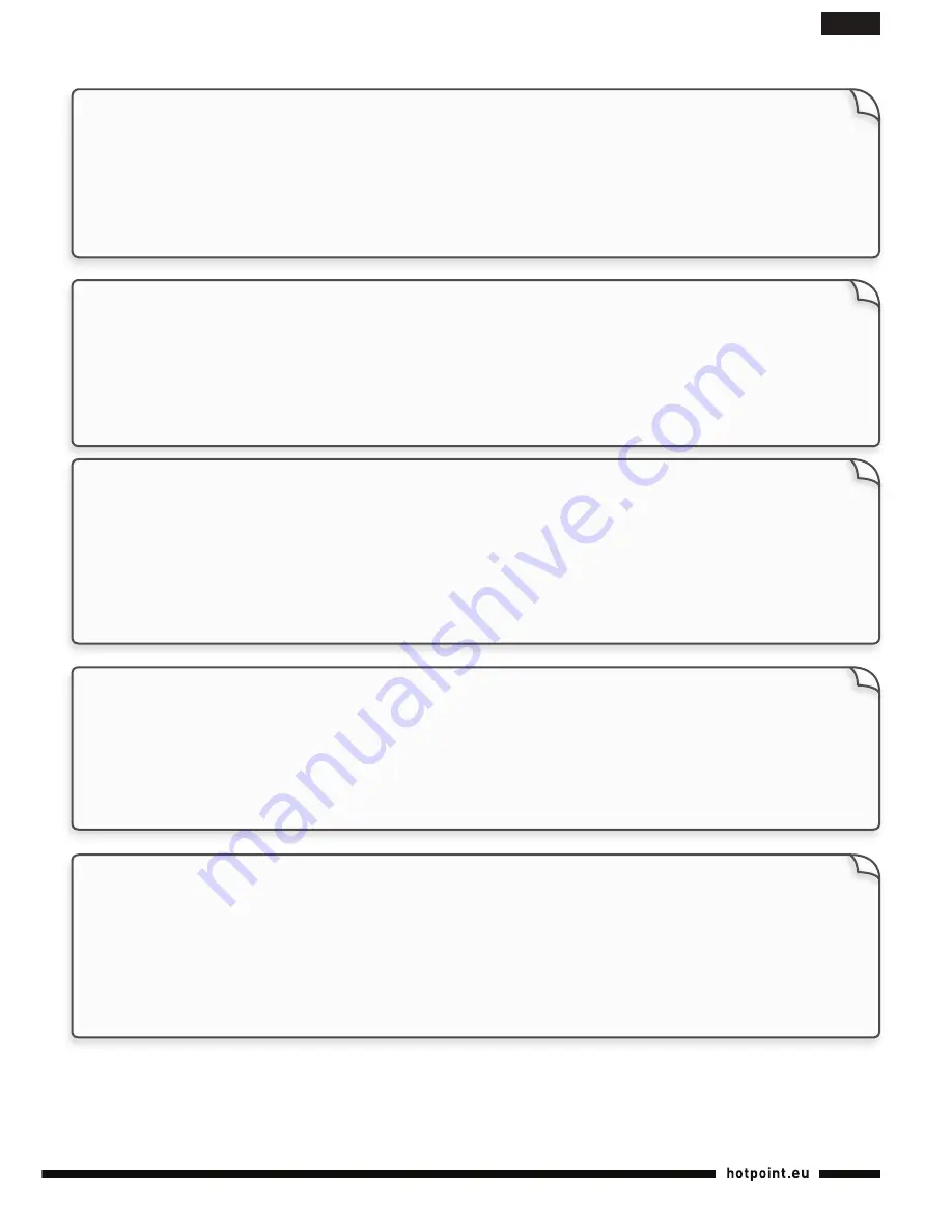 Hotpoint Ariston SJ 15XL UP0 Operating Instructions Manual Download Page 61