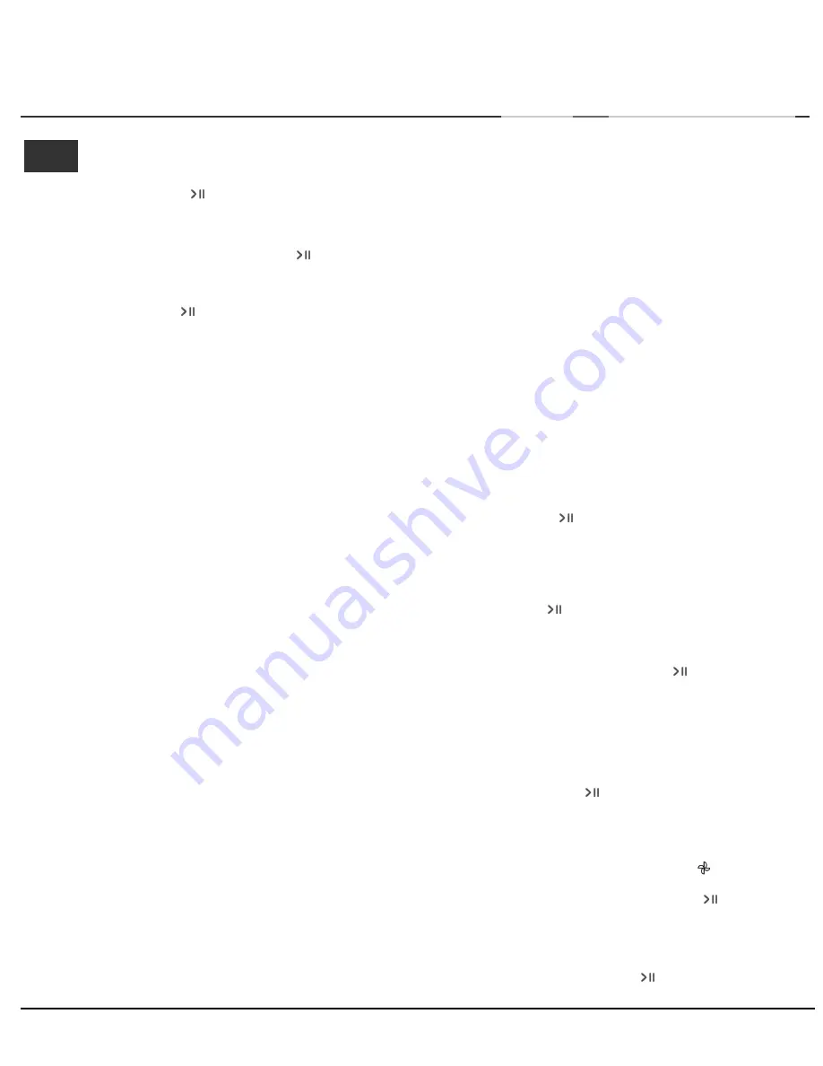 Hotpoint Ariston TCL731X Instruction Booklet Download Page 22