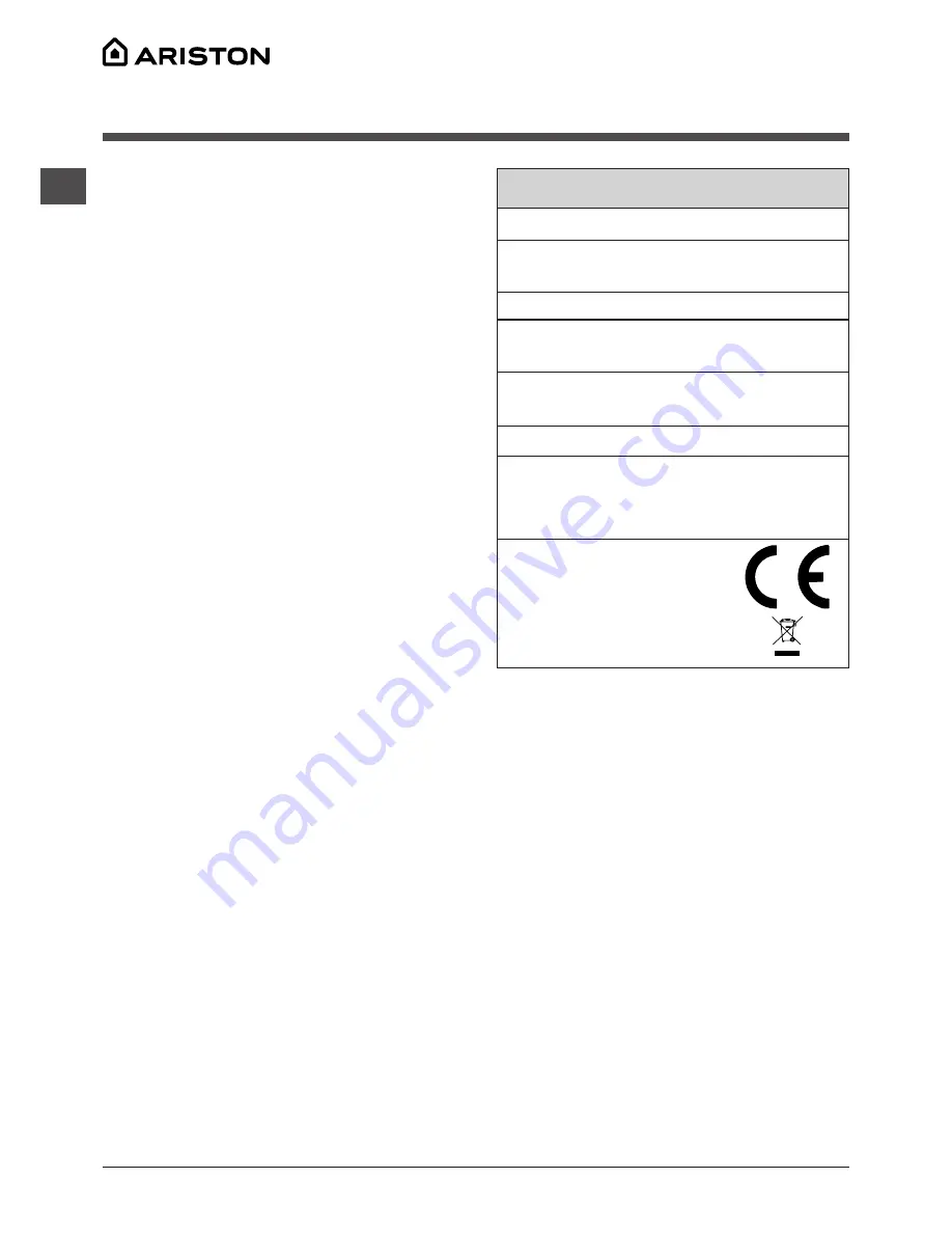 Hotpoint Ariston WMG 721 Instructions For Use Manual Download Page 75