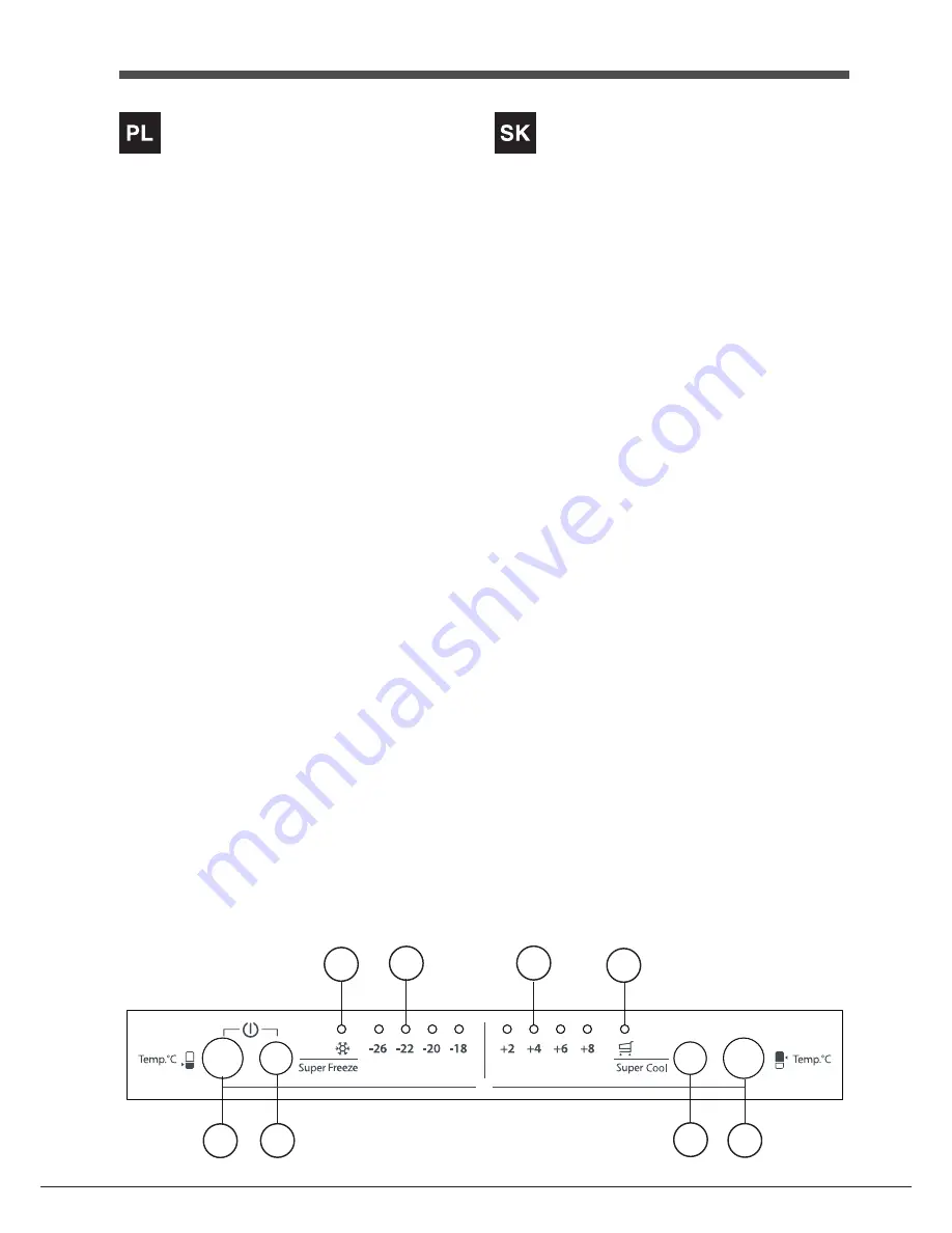 Hotpoint Ariston XH8 series Operating Instructions Manual Download Page 12