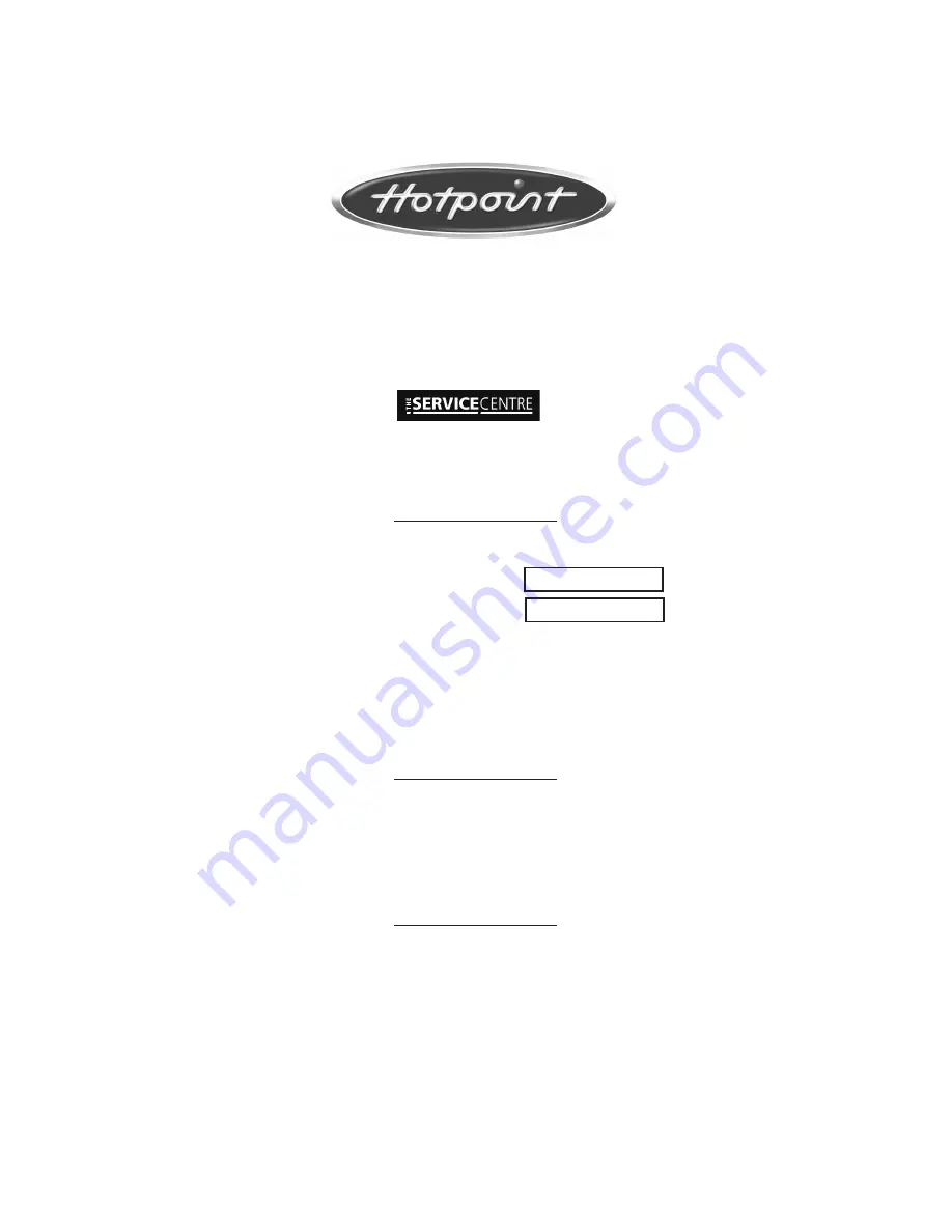 Hotpoint 6685X Instructions For Installation And Use Manual Download Page 36