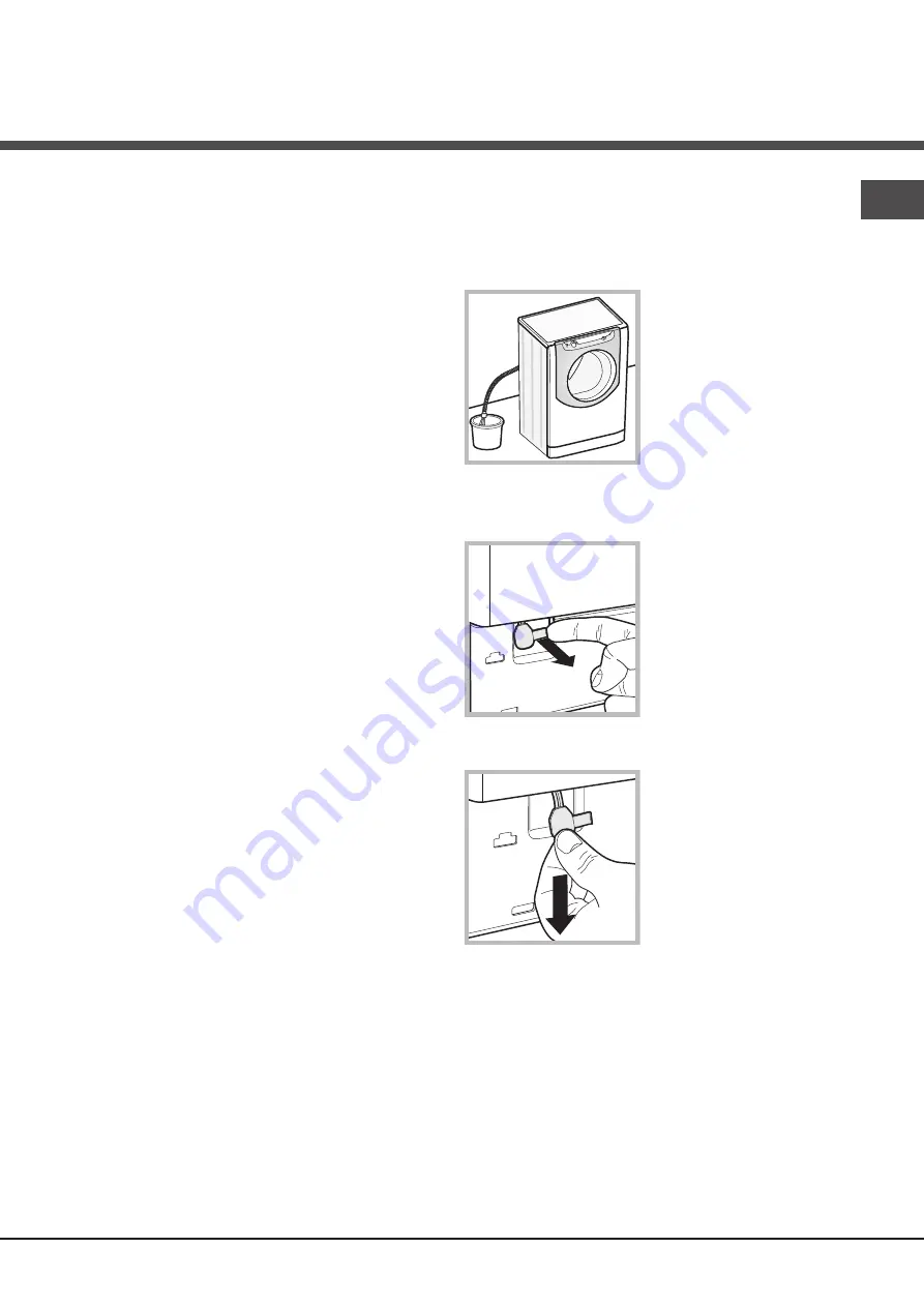 Hotpoint AQUALTIS AQ7L 092 U Instructions For Installation And Use Manual Download Page 21