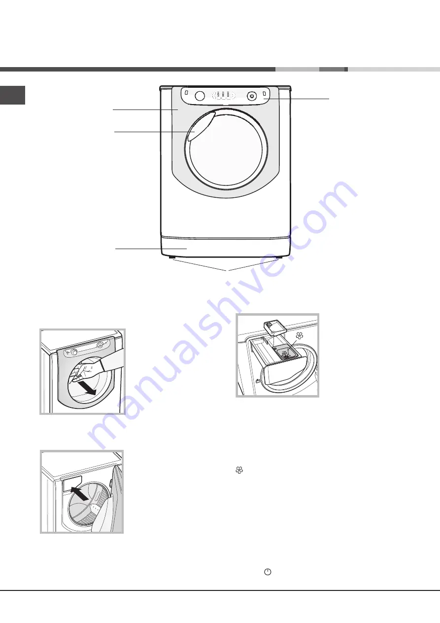 Hotpoint AQUALTIS AQ7L 092 U Instructions For Installation And Use Manual Download Page 40