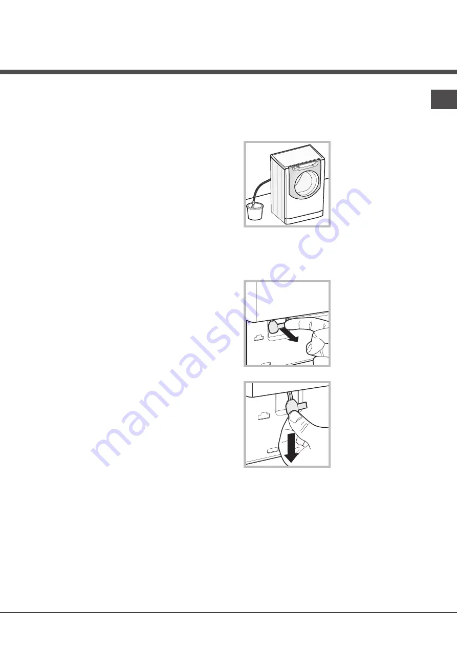 Hotpoint AQUALTIS AQ7L 092 U Instructions For Installation And Use Manual Download Page 57