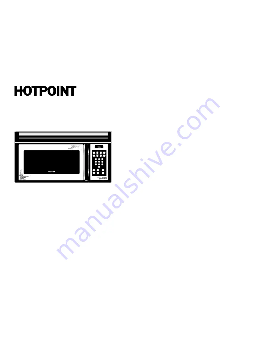 Hotpoint COUNTER SAVER PLUS RVM1625SJ Dimension Manual Download Page 2