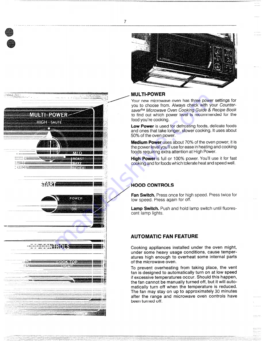 Hotpoint Counter Saver RVM 42 Use And Care Book Manual Download Page 7