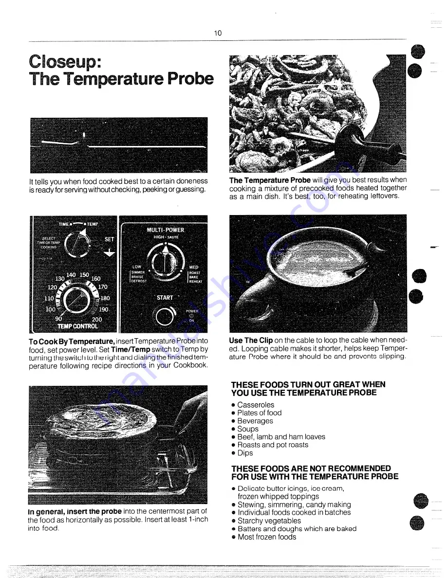 Hotpoint Counter Saver RVM 42 Use And Care Book Manual Download Page 10