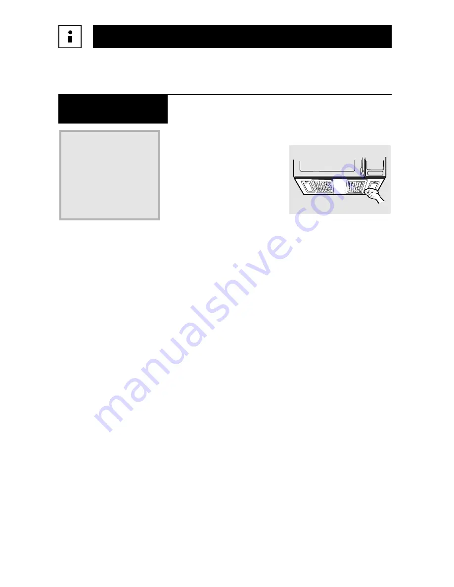 Hotpoint Countersaver Plus RVM1325 Owner'S Manual Download Page 30