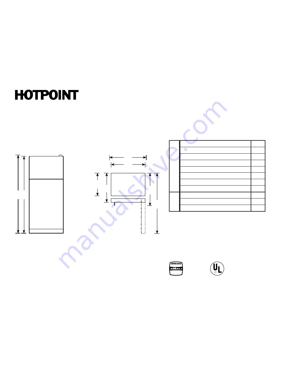 Hotpoint CTX18GACWW Скачать руководство пользователя страница 1