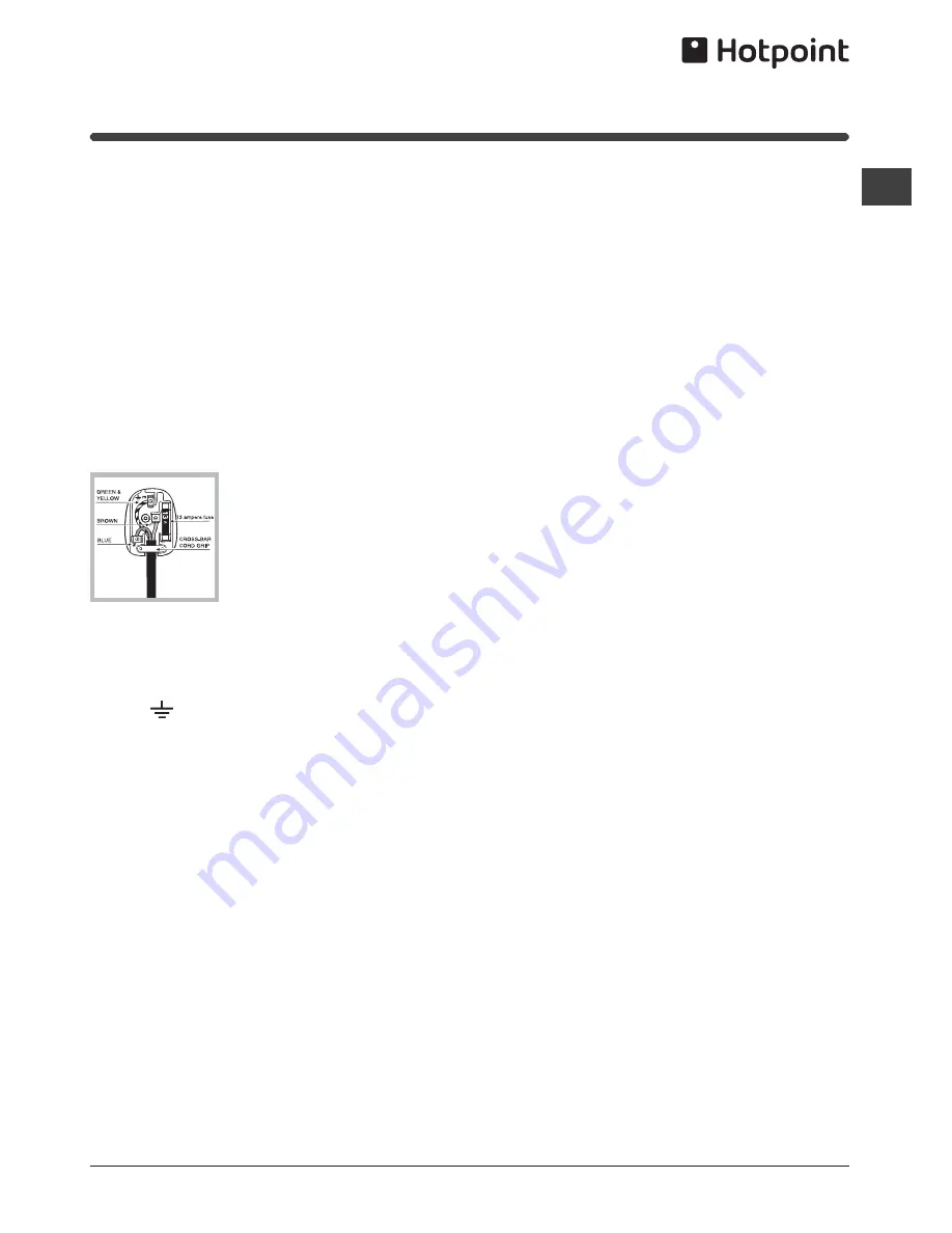 Hotpoint FF4D SB Operating Instructions Manual Download Page 3