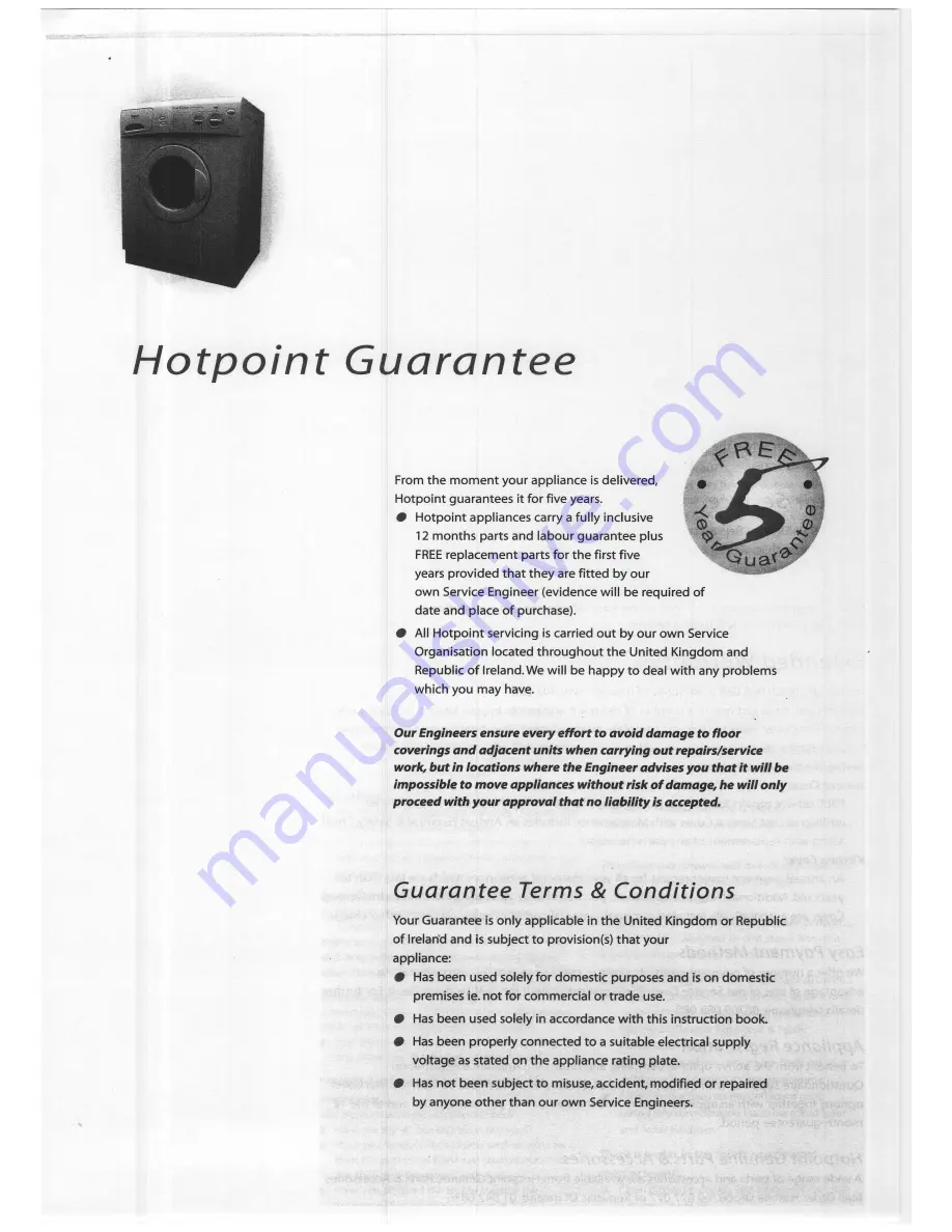 Hotpoint FIRST EDITION WD51 Скачать руководство пользователя страница 22