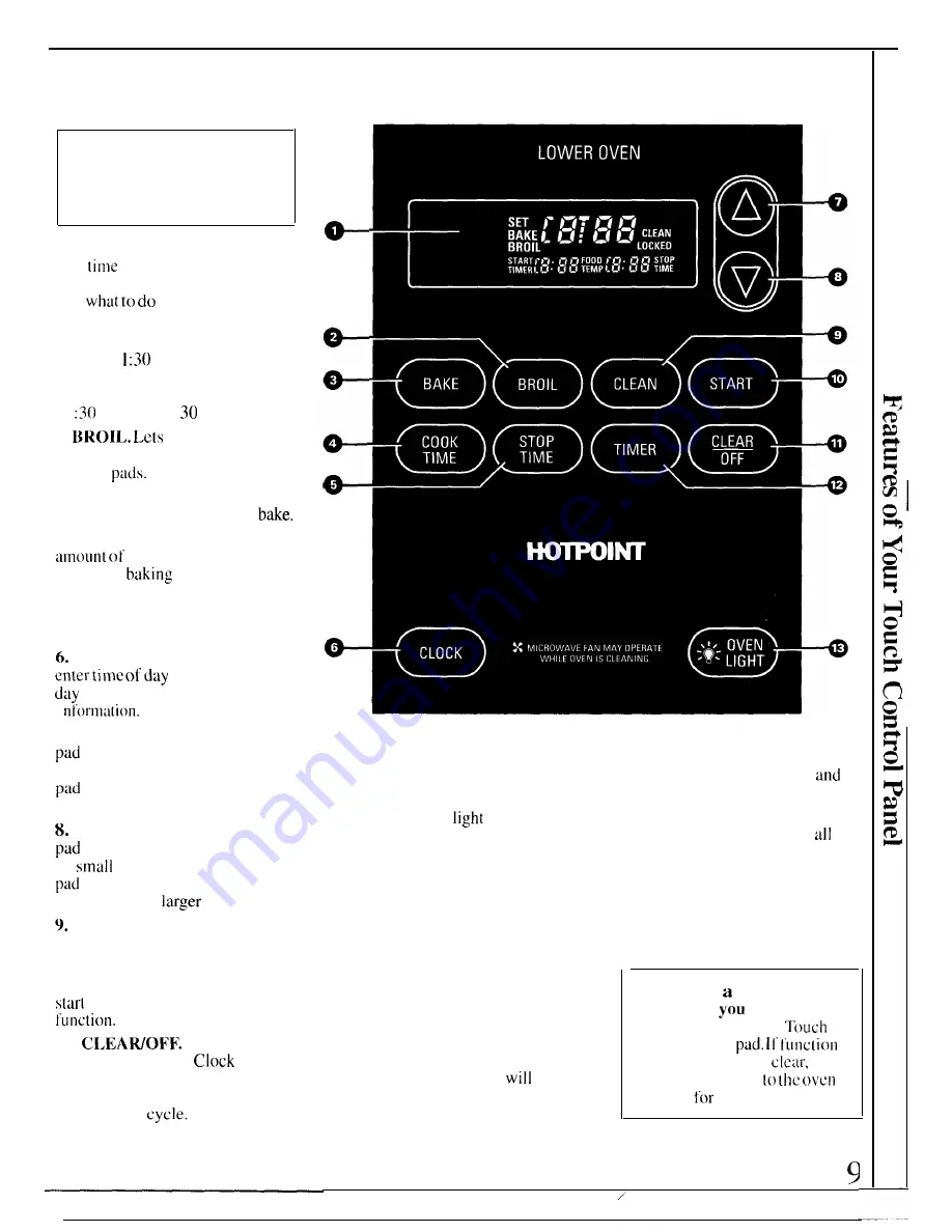 Hotpoint K964GP Use And Care Manual Download Page 9