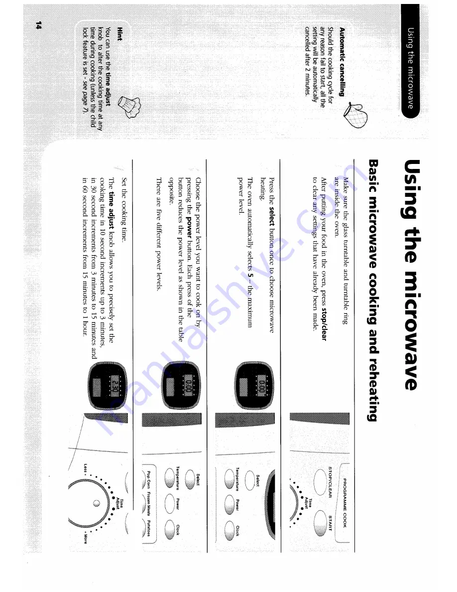 Hotpoint MC43H Instruction Booklet Download Page 14