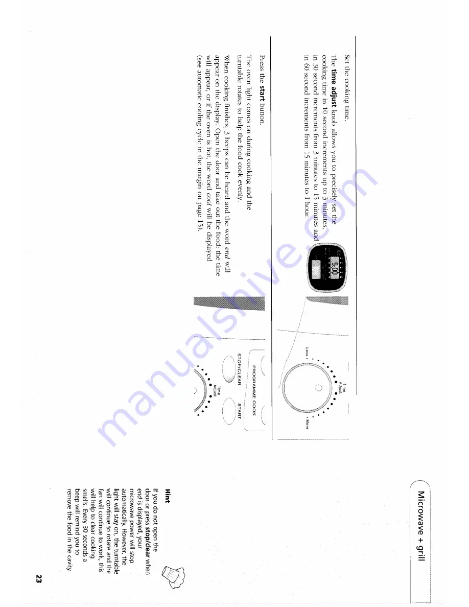 Hotpoint MC43H Instruction Booklet Download Page 23