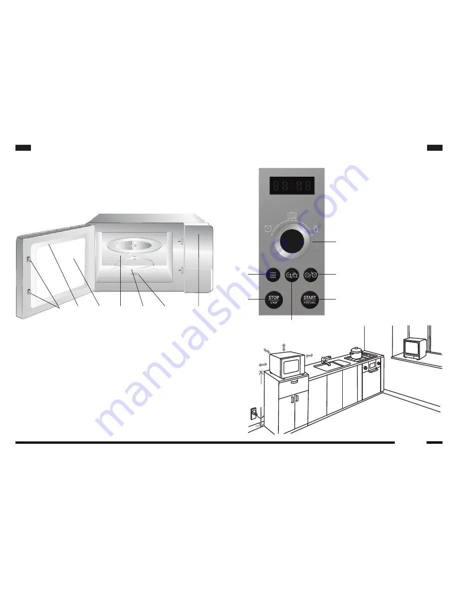 Hotpoint Microwave 20L Operating Instructions Manual Download Page 2