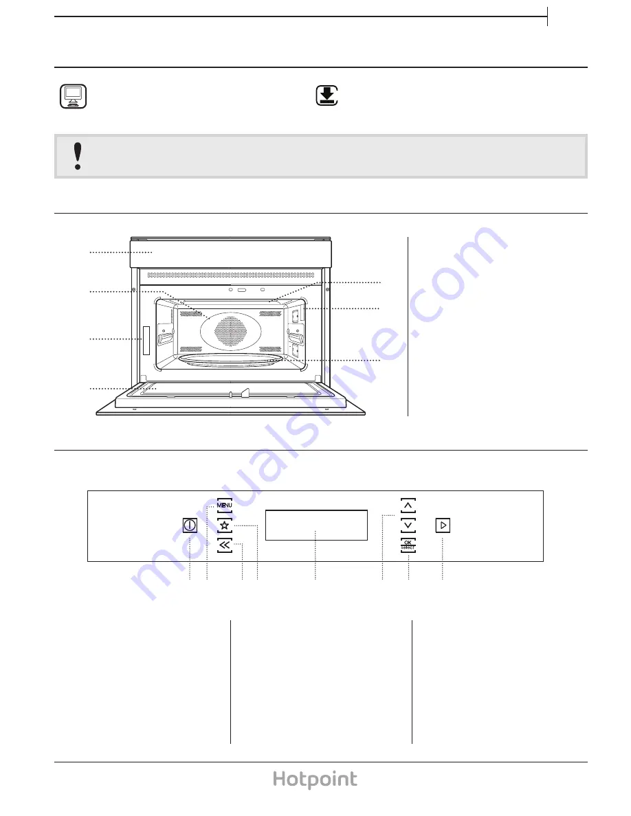 Hotpoint MP996IXH Скачать руководство пользователя страница 1