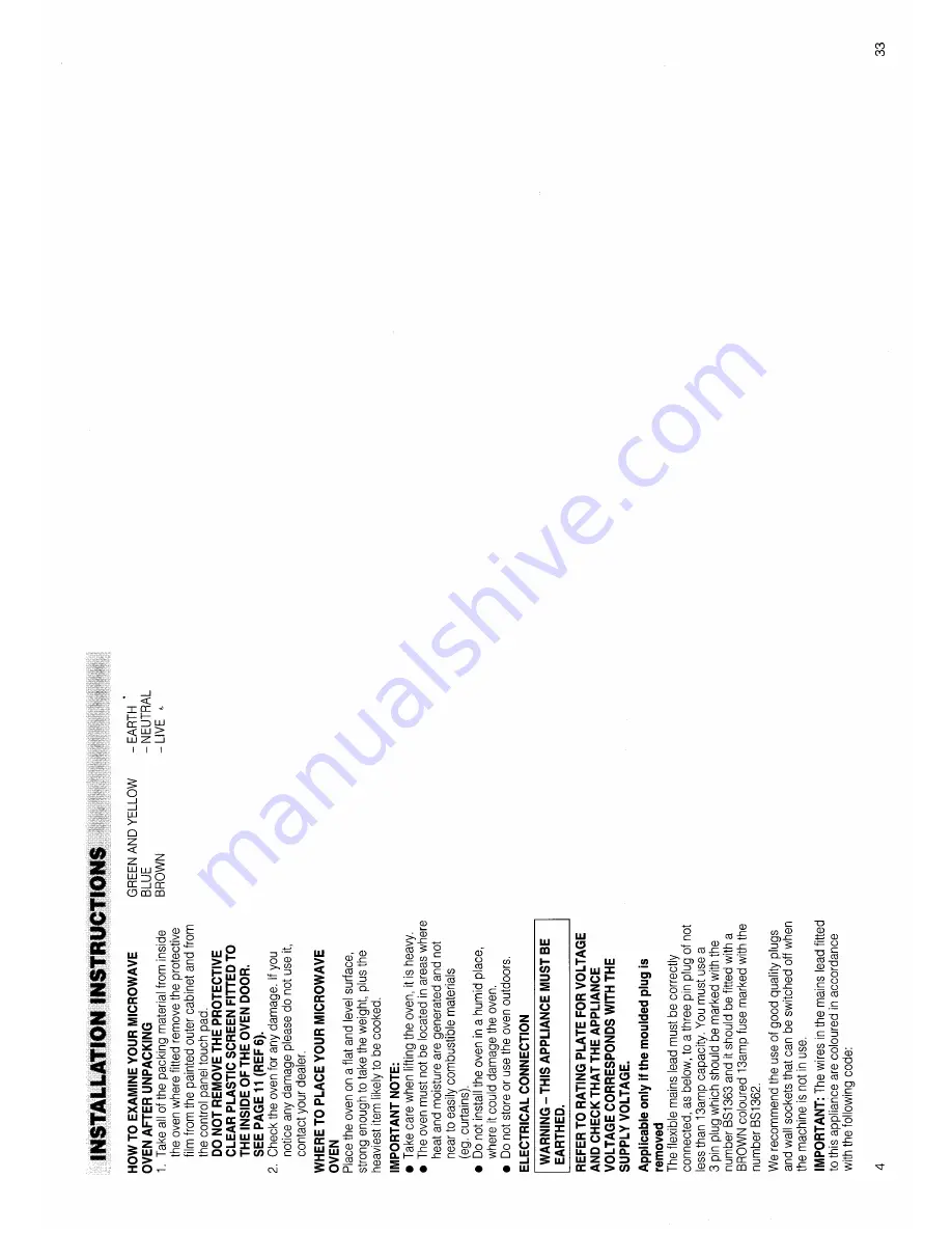 Hotpoint MW11P User Handbook Manual Download Page 4