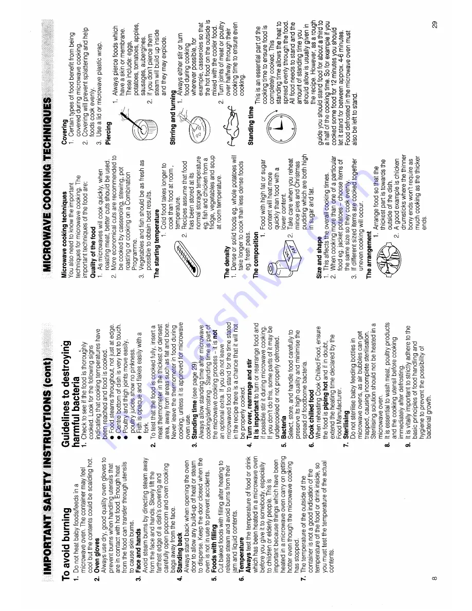 Hotpoint MW11P User Handbook Manual Download Page 8