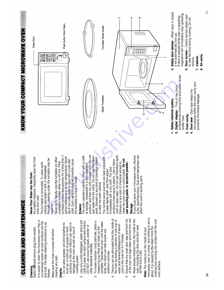 Hotpoint MW11P User Handbook Manual Download Page 11