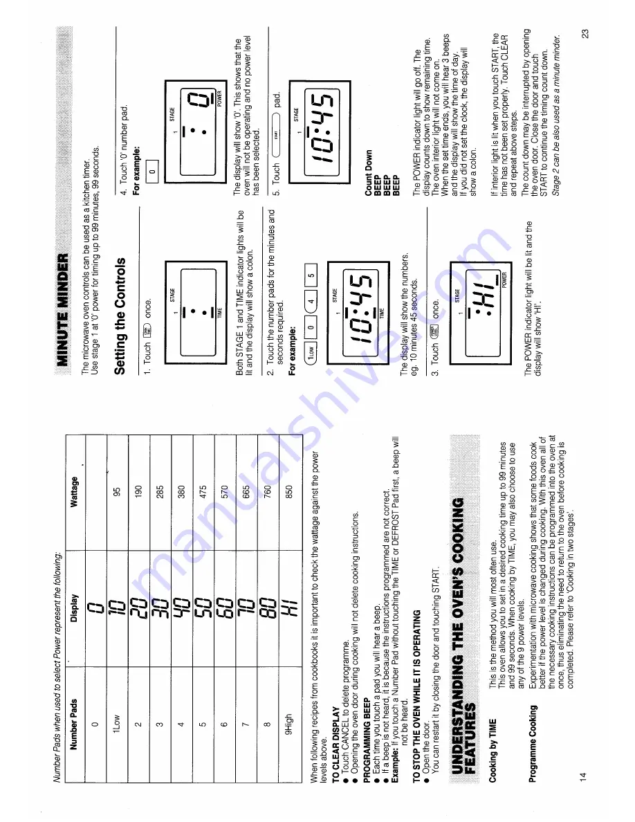 Hotpoint MW11P User Handbook Manual Download Page 14