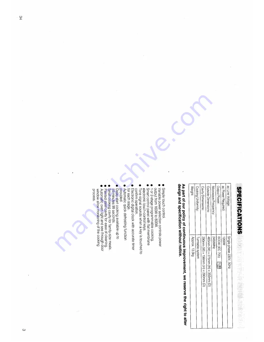 Hotpoint MW12P User Handbook Manual Download Page 3