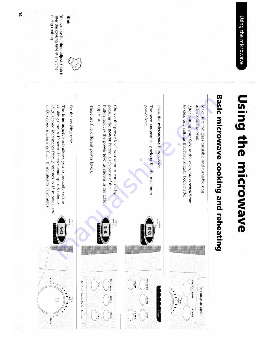 Hotpoint MW33H Instruction Booklet Download Page 14