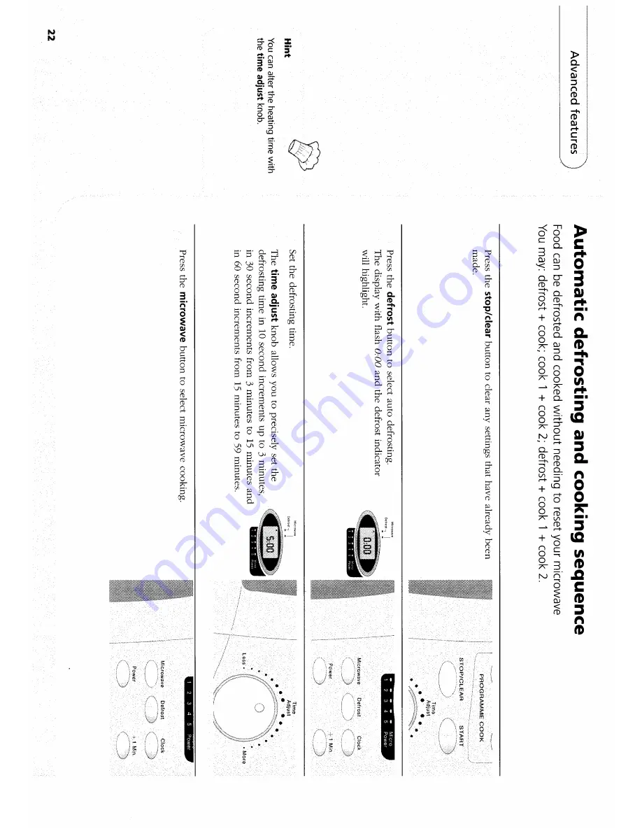 Hotpoint MW33H Instruction Booklet Download Page 22