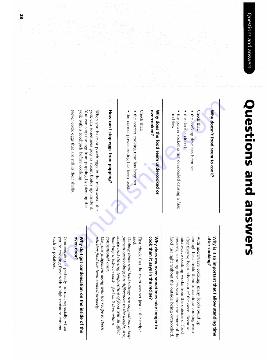 Hotpoint MW33H Instruction Booklet Download Page 28