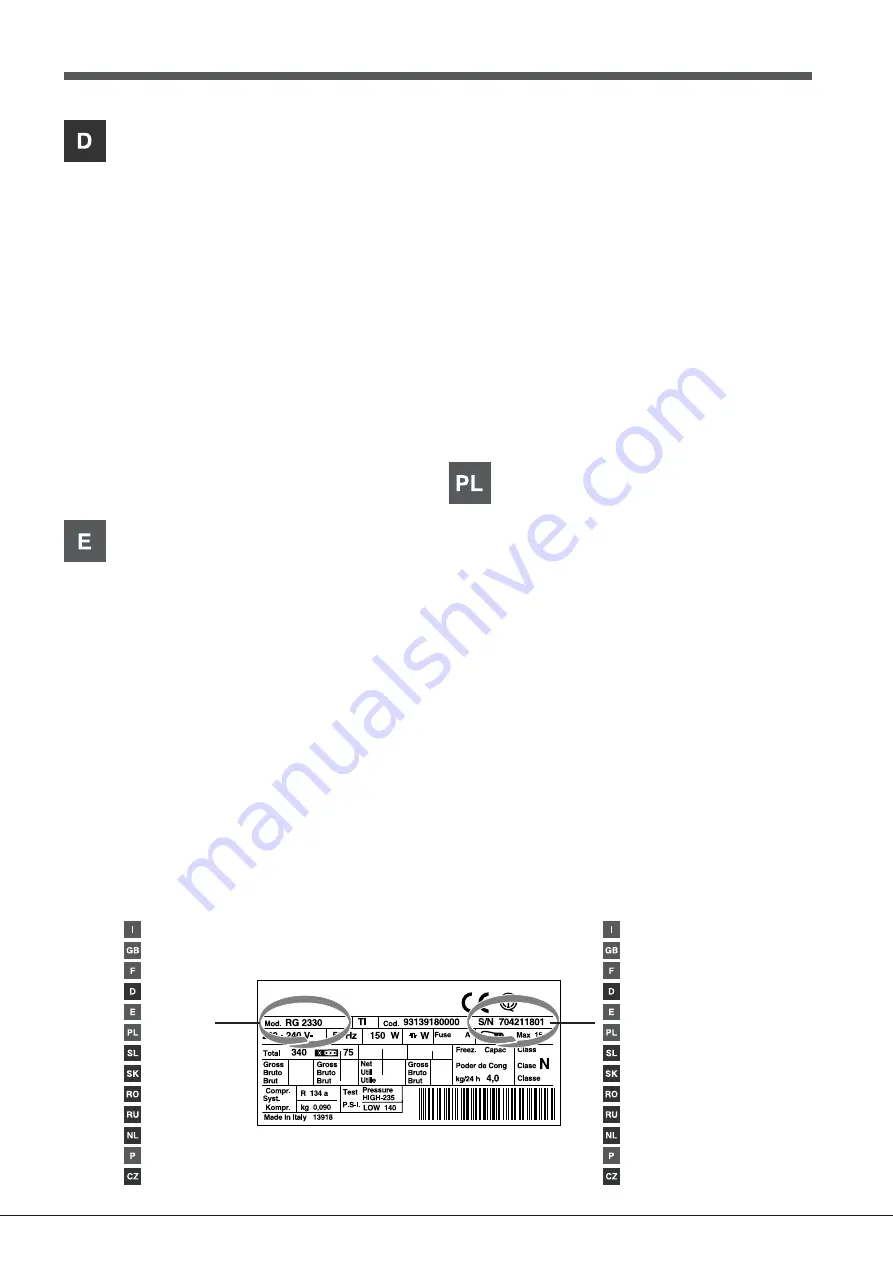 Hotpoint Quadrio 4D AA X/HA Скачать руководство пользователя страница 5