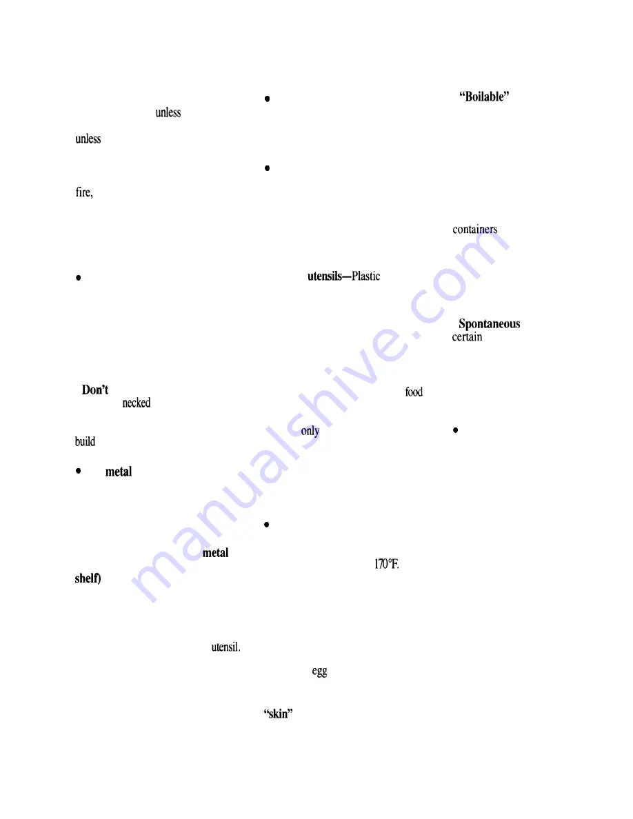 Hotpoint RE1021 Use And Care Manual Download Page 4