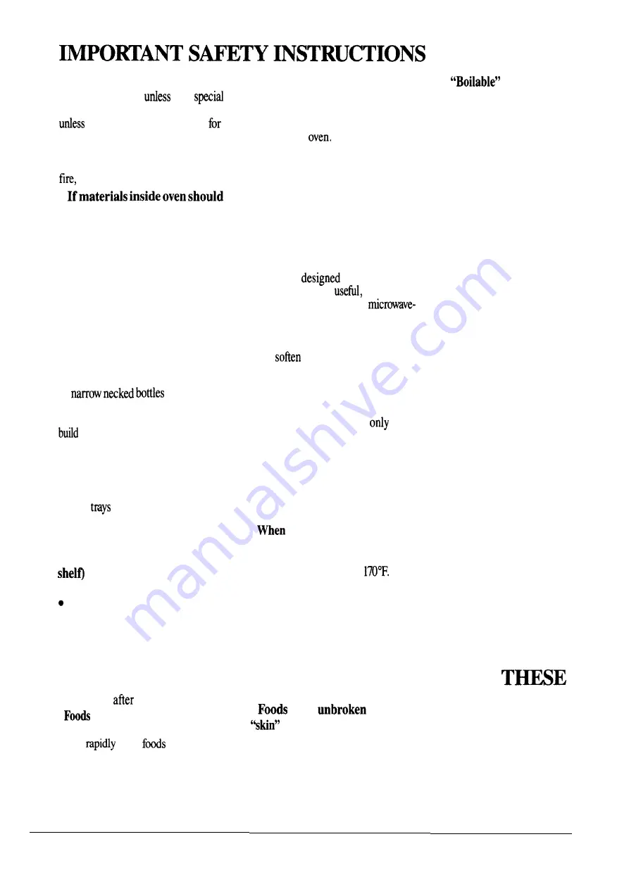 Hotpoint RE1021H Use And Care & Cooting Manual Download Page 4