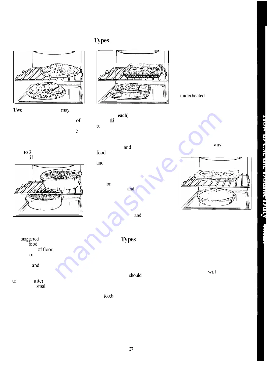 Hotpoint RE1021H Use And Care & Cooting Manual Download Page 27