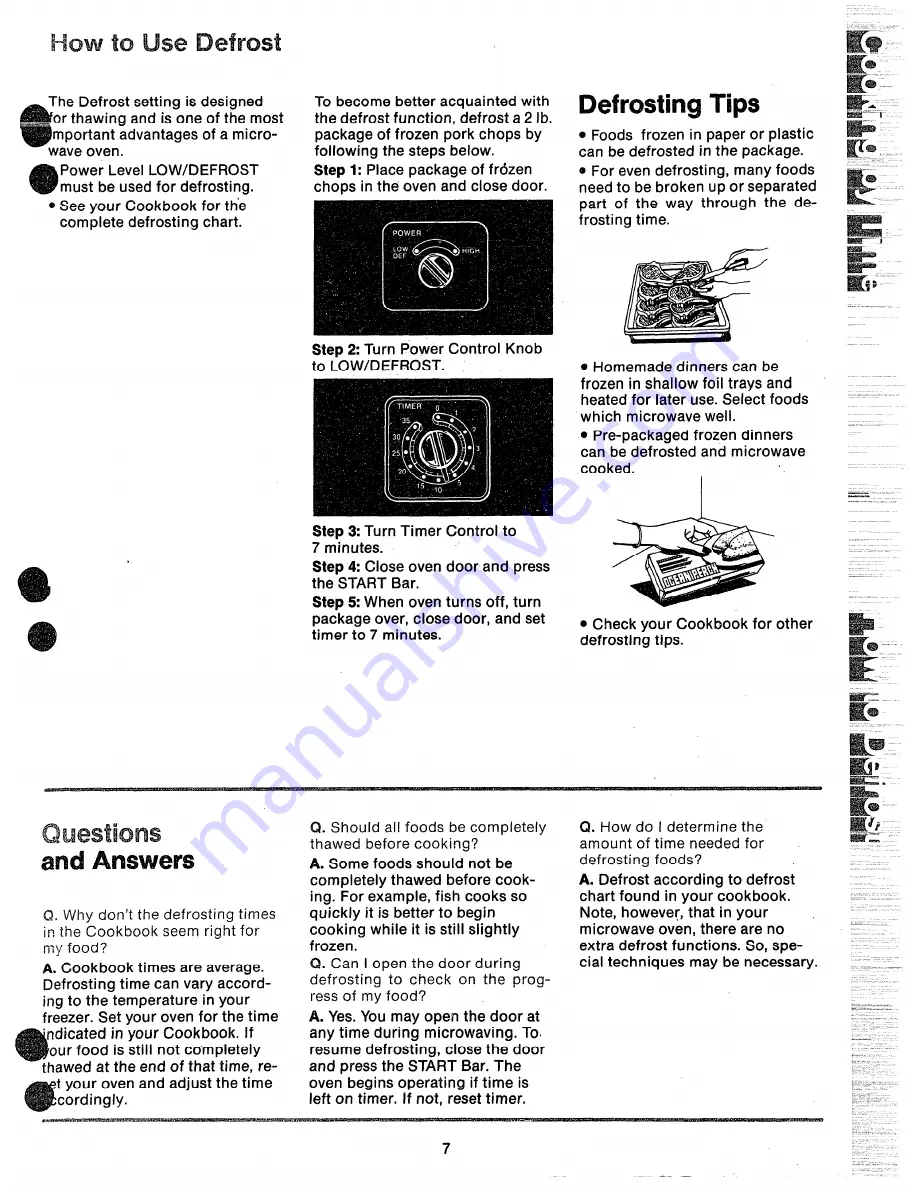 Hotpoint RE53 Use And Care Manual Download Page 7