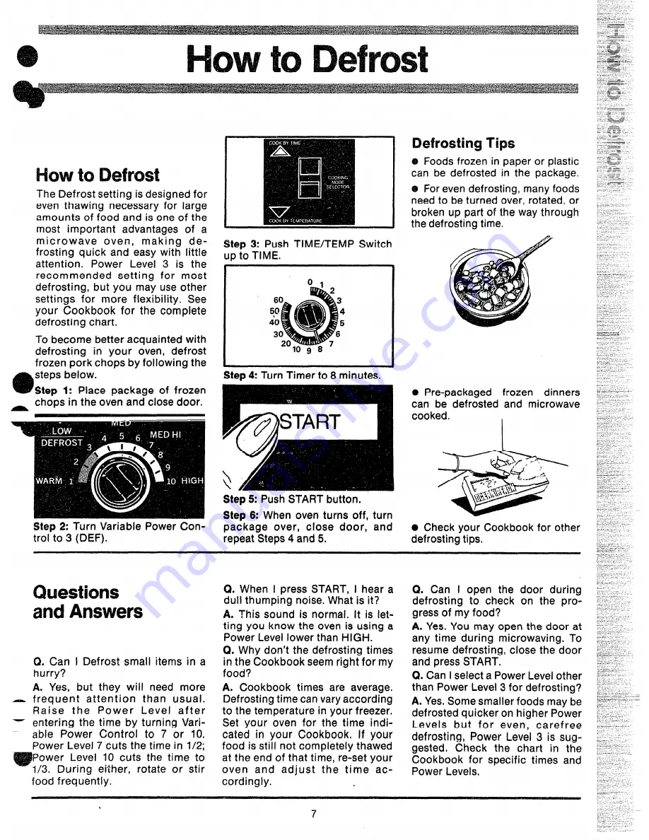 Hotpoint re937 Instruction Manual Download Page 7