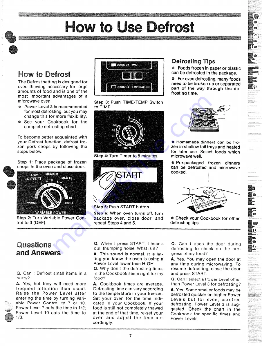 Hotpoint RE962 Use And Care Manual Download Page 7