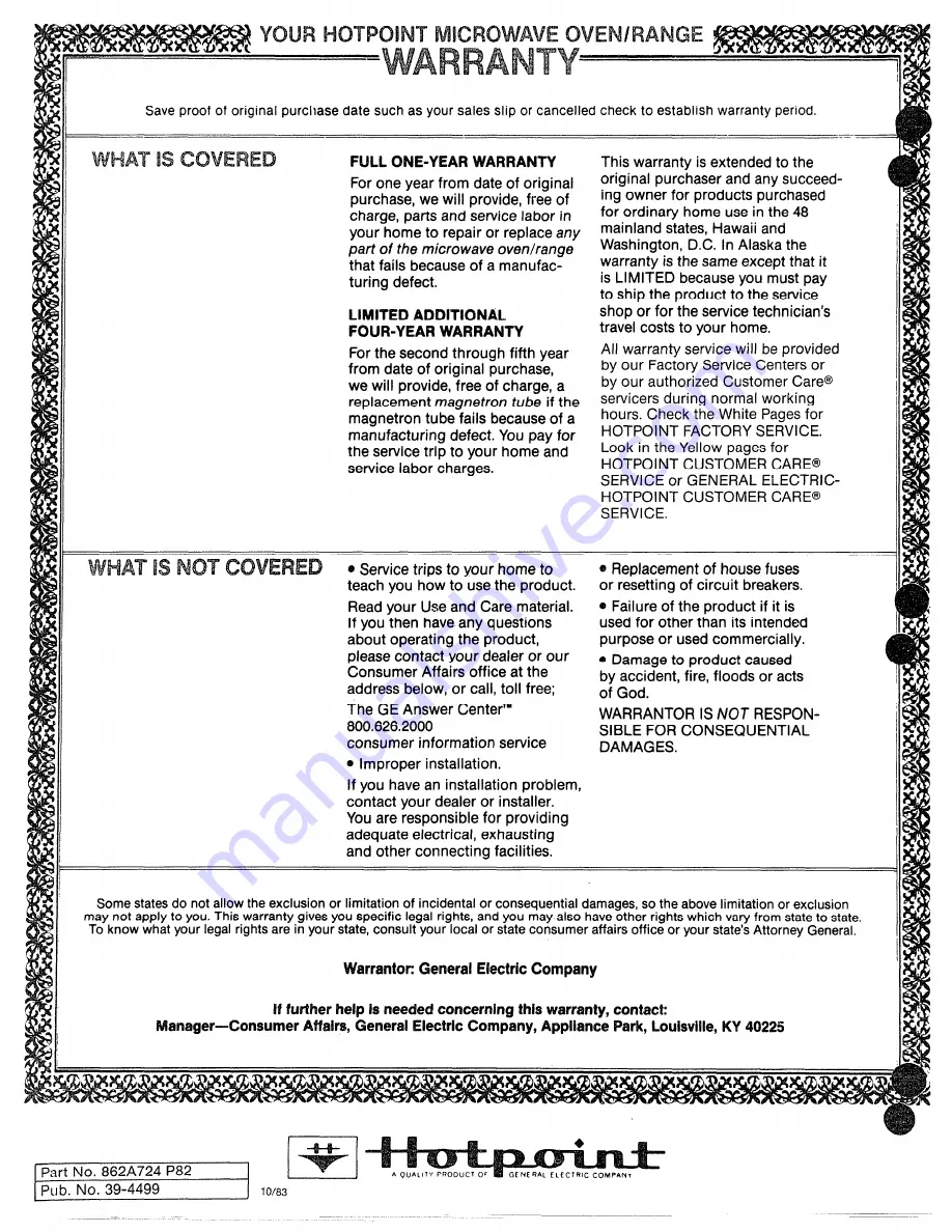 Hotpoint RE963 How To Get The Best Download Page 14