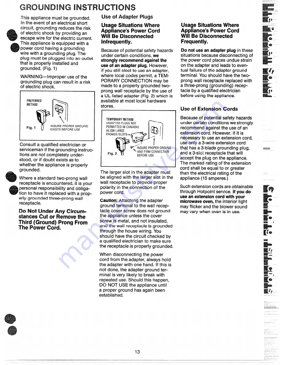 Hotpoint RE964 How To Get The Best Download Page 13