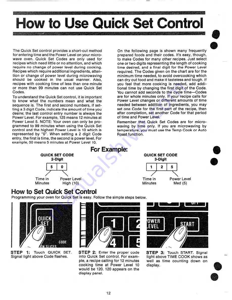 Hotpoint RE965 Use And Care Manual Download Page 11