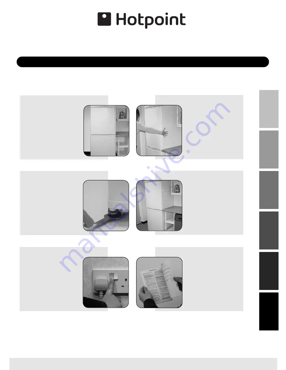 Hotpoint RFA16 Instructions For Installation & Use Download Page 1