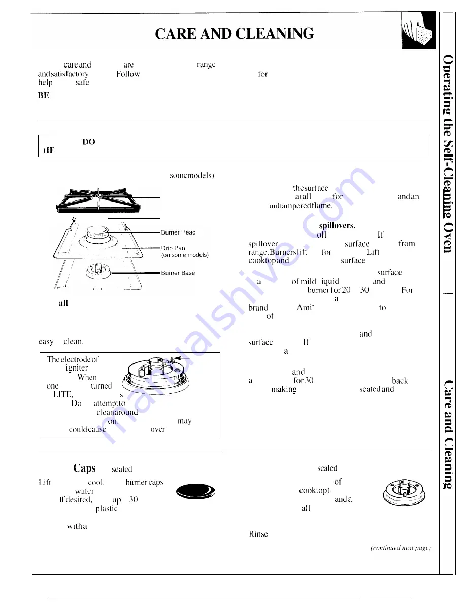 Hotpoint RGB744GER Use And Care & Installation Download Page 23