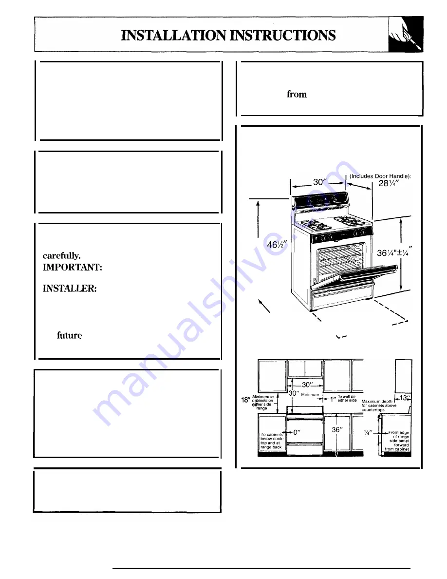 Hotpoint RGB744GER Use And Care & Installation Download Page 29