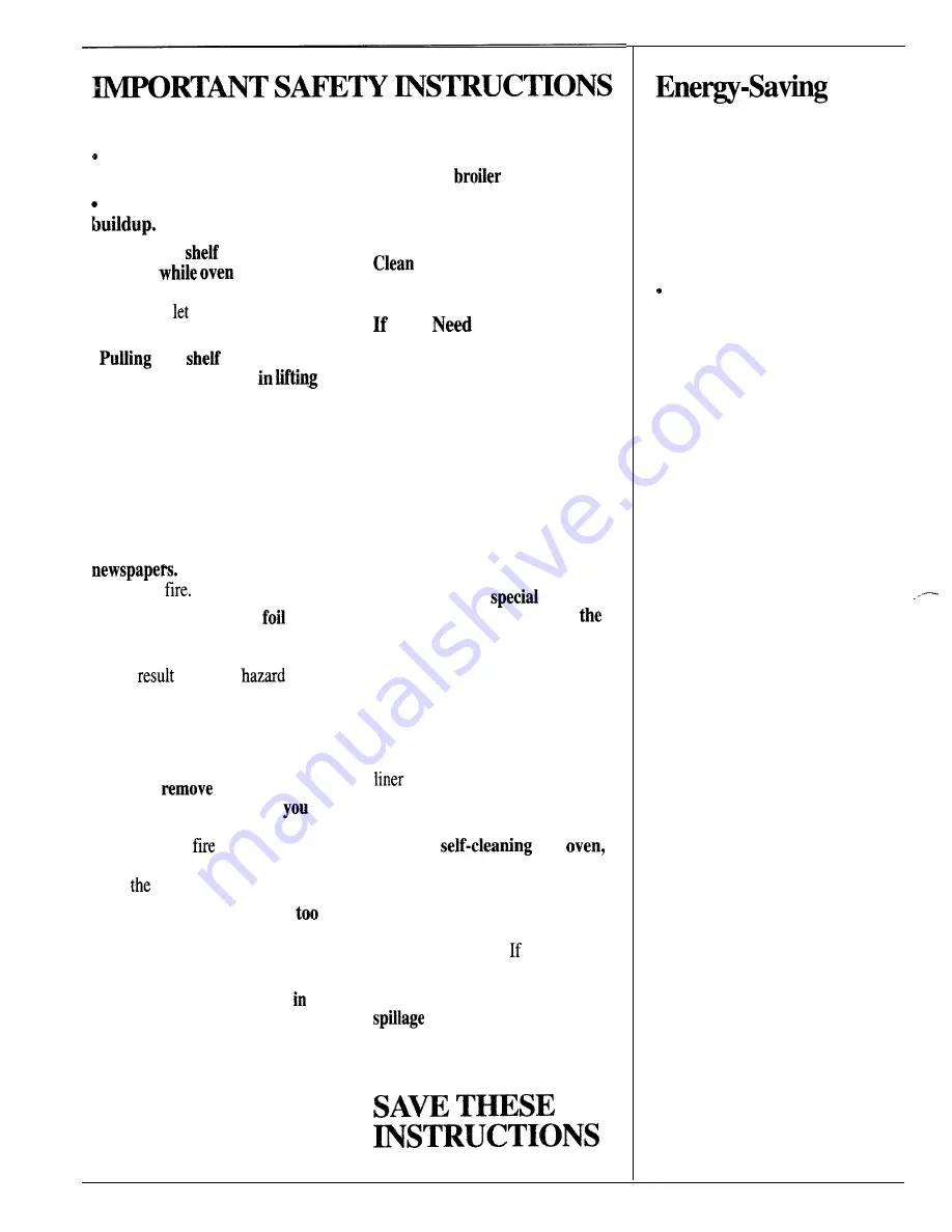 Hotpoint RGJ736GEP Use And Care Manual Download Page 4