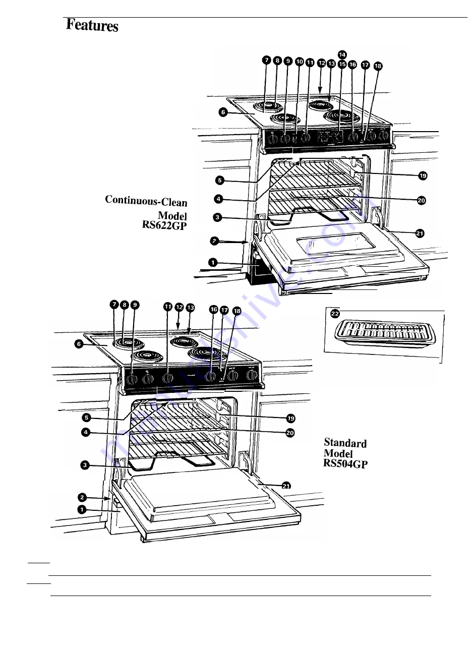 Hotpoint RS504GP Use And Care Manual Download Page 6