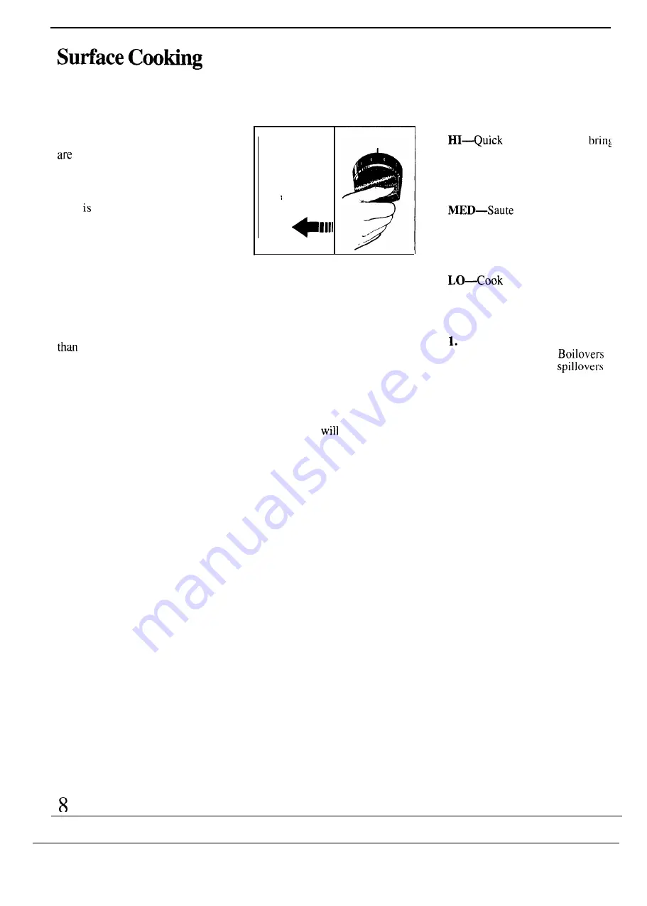 Hotpoint RS504GP Use And Care Manual Download Page 8