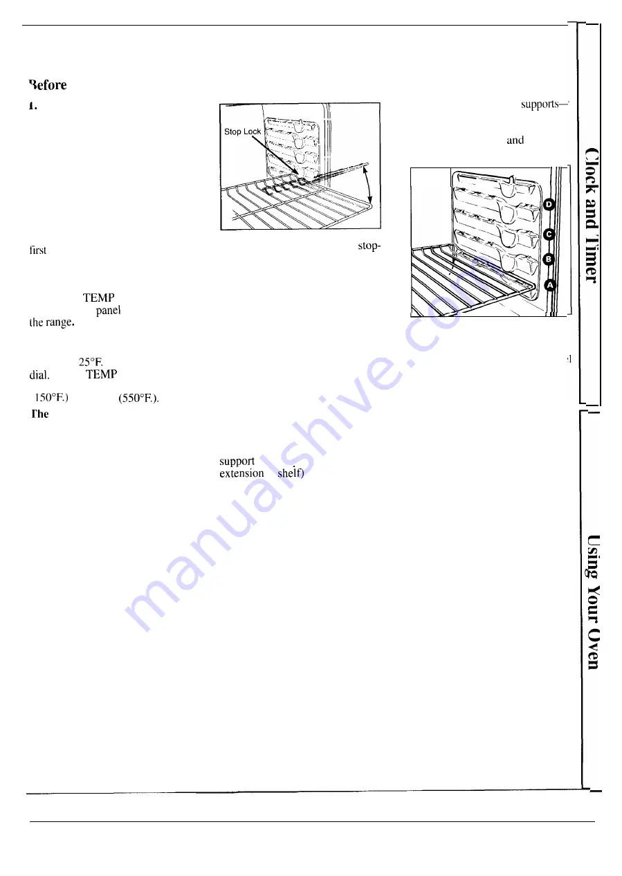 Hotpoint RS504GP Use And Care Manual Download Page 13