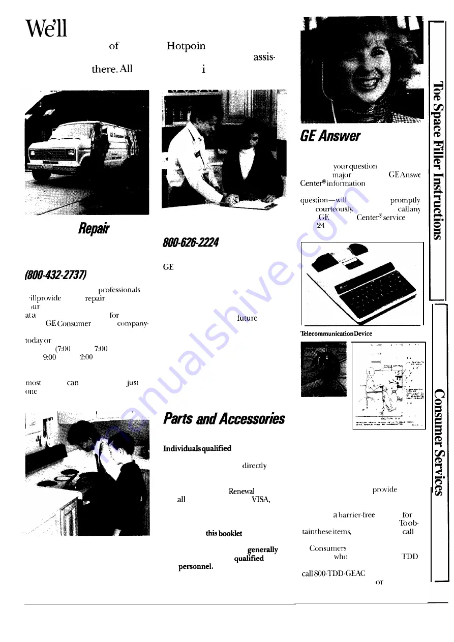 Hotpoint RS504GP Use And Care Manual Download Page 27