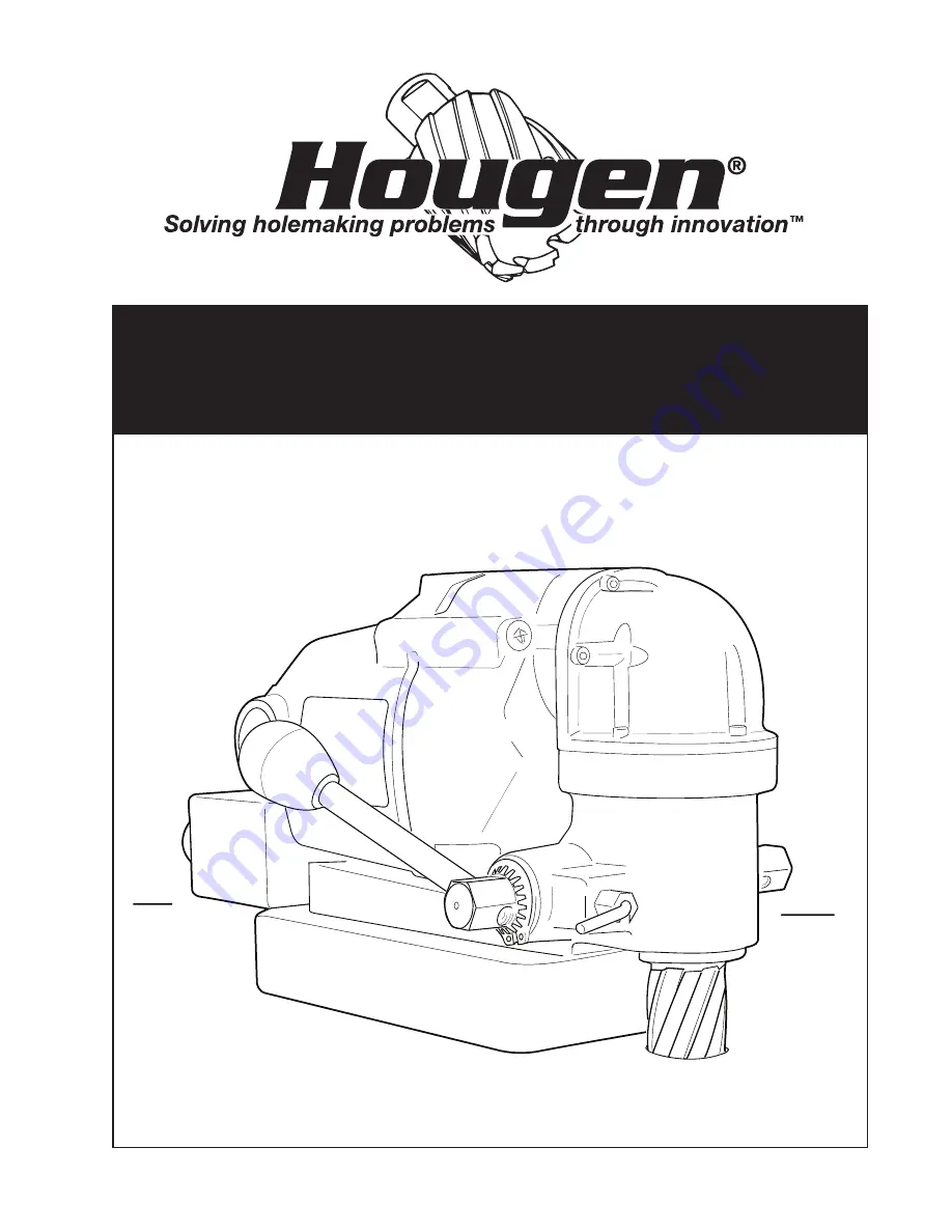 Hougen HMD115 Series Operator'S Manual Download Page 1