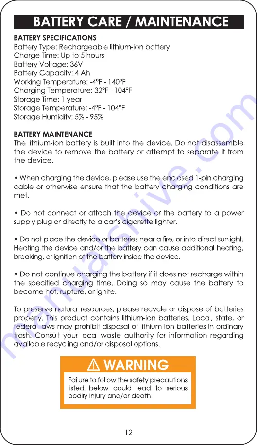 Hover-1 AVIATOR Operation Manual Download Page 13