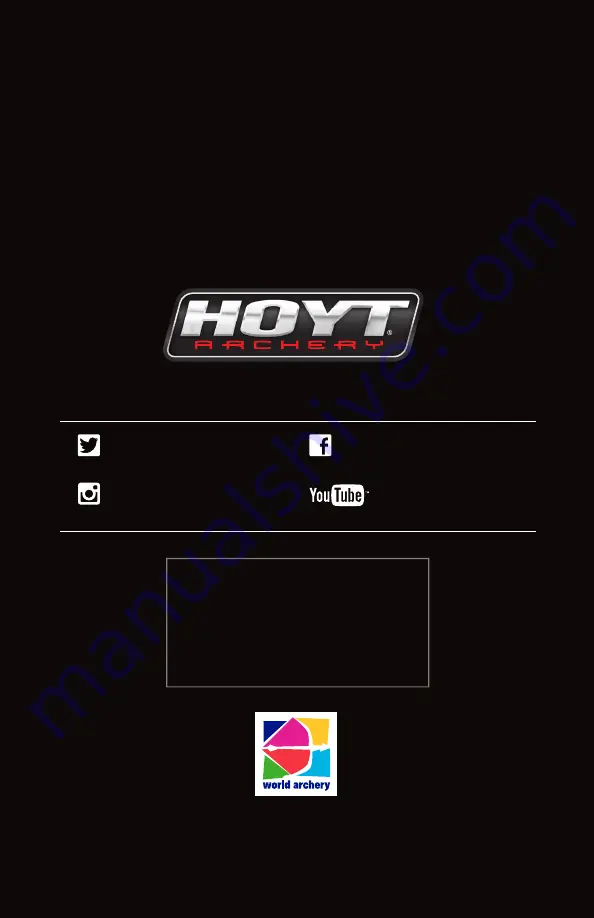 Hoyt Formula Series Owner'S Manual Download Page 1