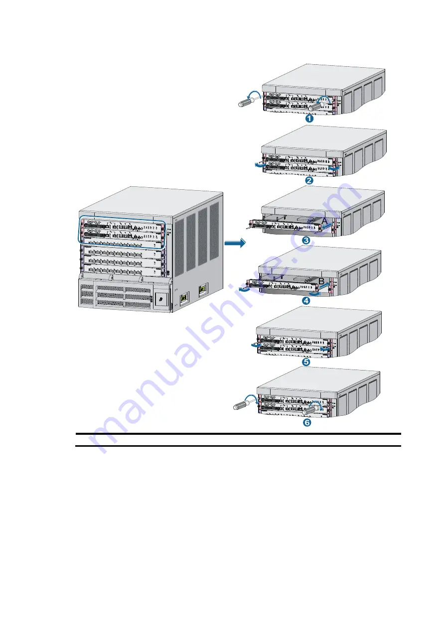 HP 12500 Series Installation Manual Download Page 98